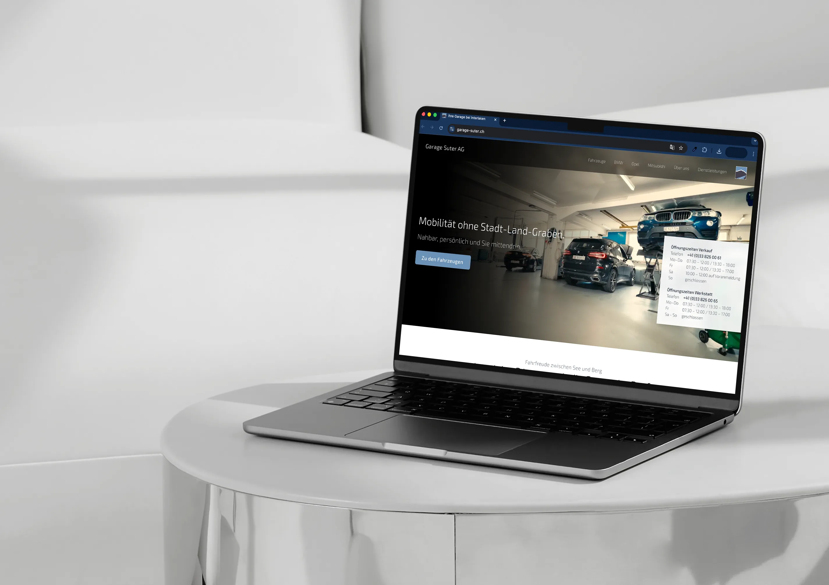 Garage Suter – frischer (Fahrt)wind im Web